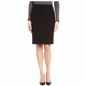 Hugo Boss Vilea black wool pencil skirt size 10